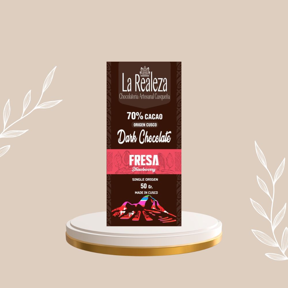 Chocolate Dark con Fresa