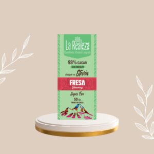 Chocolate con Estevia y Fresa