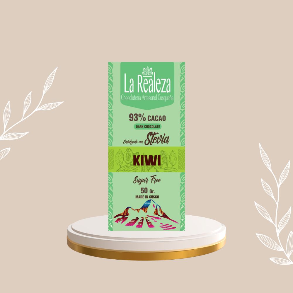 Chocolate con Estevia y Kiwi